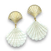 Shell Fan Earrings