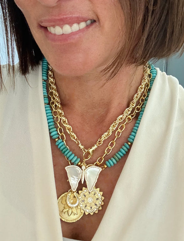 Radiant Sunburst Pendant