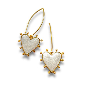 Heart Earrings - 2 color choices