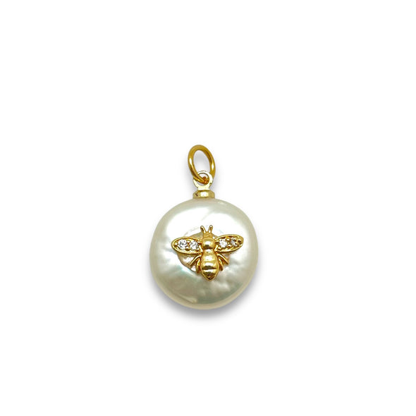 Bee Pearl Charm