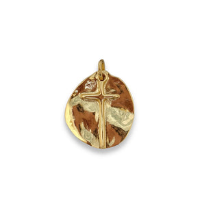 Coin Cross Pendant