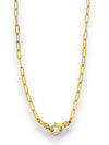 18K Gold Medium Paperclip Chain