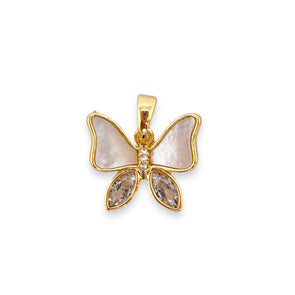 Shell Butterfly Charm