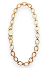 Gold Filled Oval Thick Chain Necklace