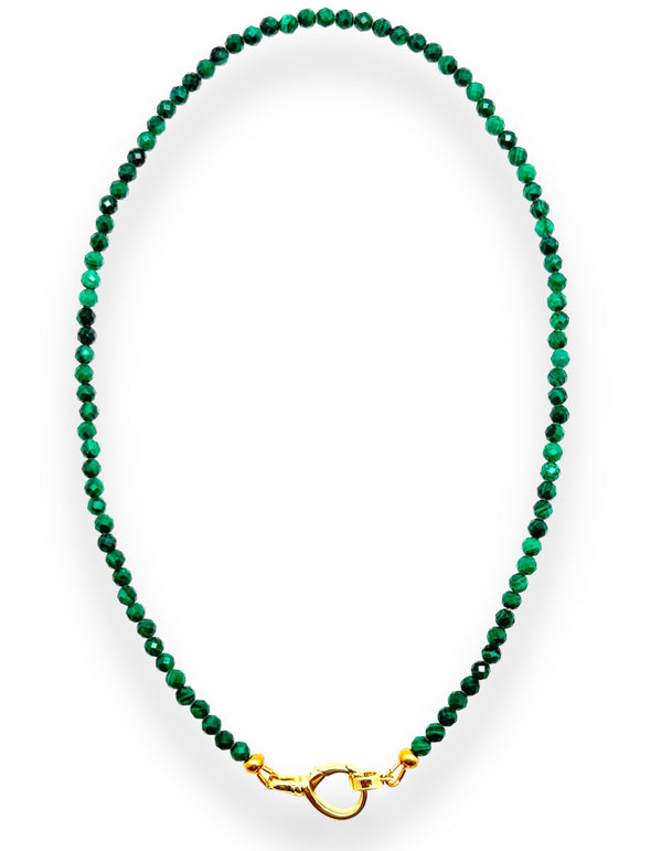 Malachite Beaded Necklace