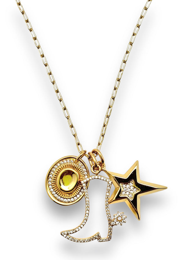 Pave Star Pendant