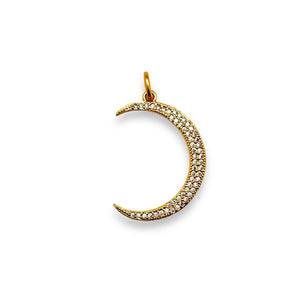 Crescent Pave Moon