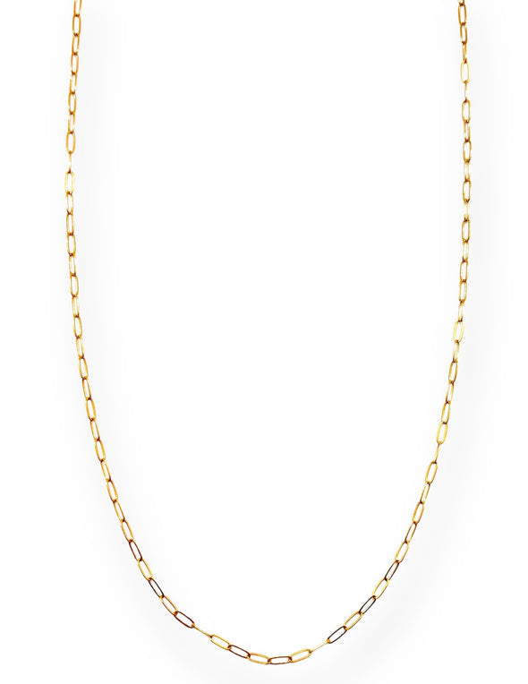 Dainty Gold Filled Paperclip Chain