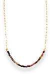 Gold Filled Stone Layering Necklace - 2 color choices