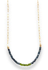 Gold Filled Stone Layering Necklace - 2 color choices