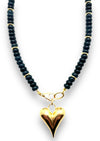 Navy Jade Necklace