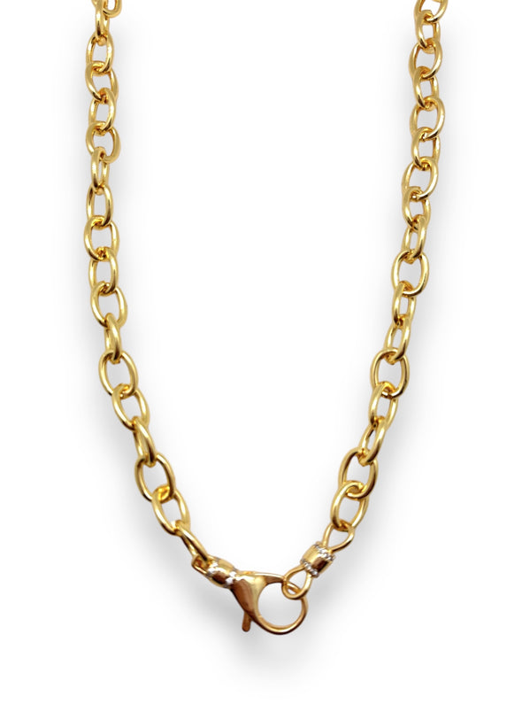 Medium Gold Rolo Chain