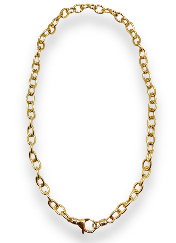 Medium Gold Rolo Chain