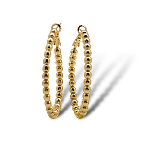 Gold Ball Hoops