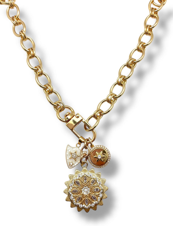 Radiant Sunburst Pendant