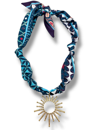 Solar Scarf Necklace