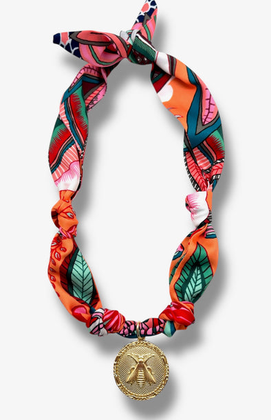 Honey Luxe Silk Necklace