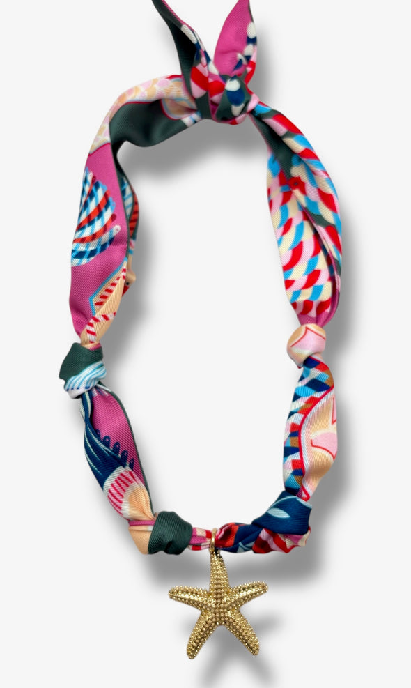 Seaside Starfish Scarf Necklace
