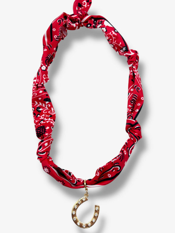 Game Day Lucky Horseshoe Necklace