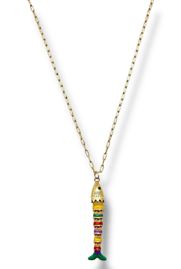 The Rainbow Sardine Necklace