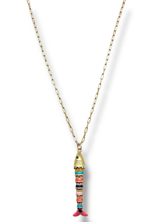 The Rainbow Sardine Necklace