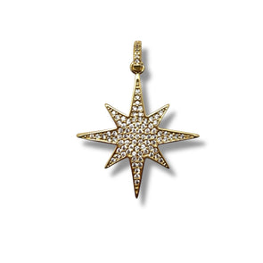 Pave North Star Pendant