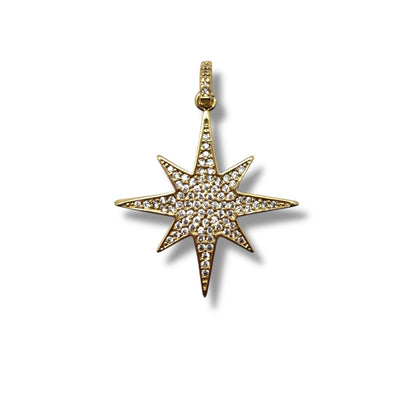 Pave North Star Pendant