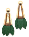 Tinsley Leather Earrings Forrest